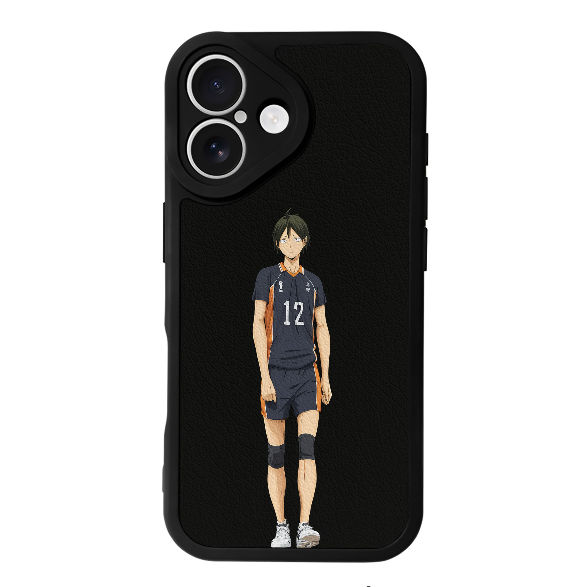 （画像用） ハイキュー!! Haikyu!! 【iPhone 16シリーズ対応】シリコンスマホケース（レザー調） 材質：シリコン